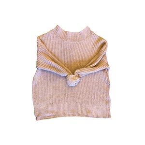 Aerie - Light pink Funnel neck knitted sweater